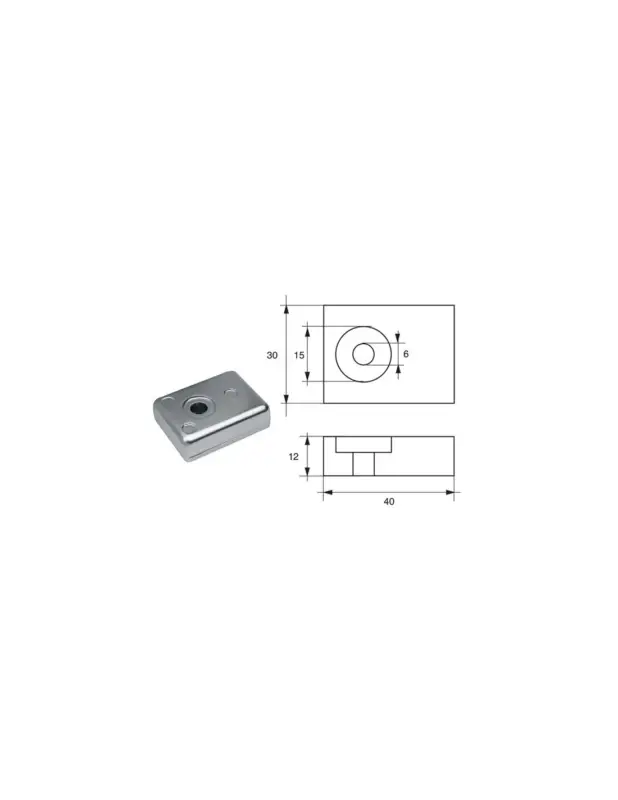 Anodo Zinco Suzuki SU003 - Codice originale 55320-95310 Pagamento Sicuro