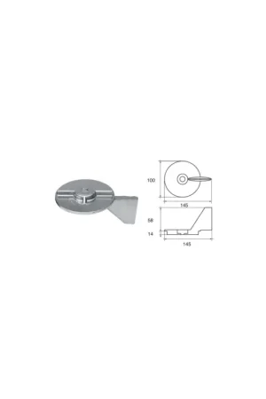 Spedizione Espresso Anodo Mercury-Mercruiser Formula 850 ME020 - Zinco
