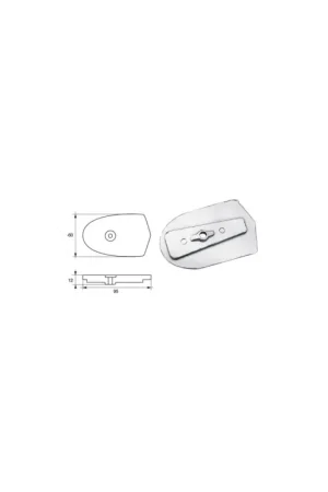 Anodo Yamaha-Mariner YA016 YAMAHA 6C-6D-8C zinco Acquista Ora