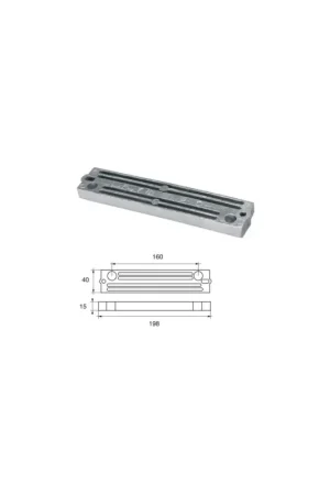 Anodo Tohatsu-Nissan TH007 - Zinco e Alluminio HP 40÷140 Sconto
