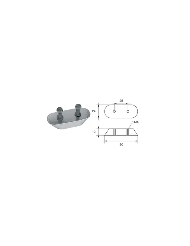 Must-Have Anodo Polipodio HN001 per motori Honda 8-15-20 HP