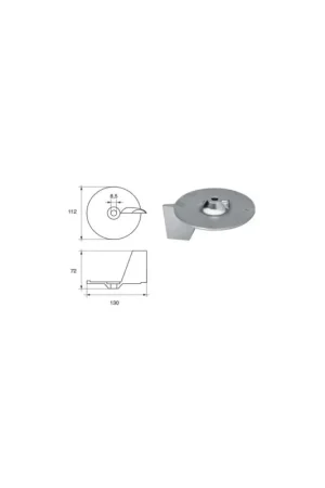 Anodo Polipodio HN010 per motori Honda 75-130 HP Promozione