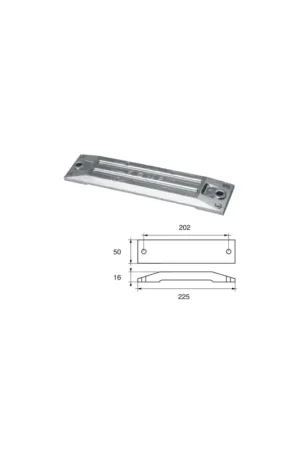 Anodo Honda HN004 FH-3 - Zinco o Alluminio HP 75-130 Prezzo Conveniente