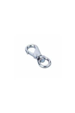 Offerta Del Giorno Moschettone con anello girevole in ottone cromato 82 mm