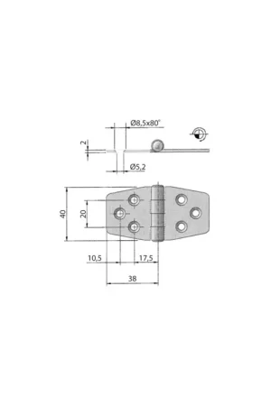 Prezzo Basso Cerniera inox