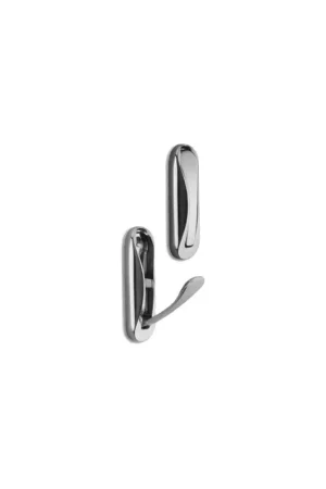 Appendiabiti a scomparsa ottone cromato 75x25 mm con molla inox Scelto Dai Clienti