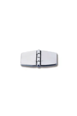 Prezzo Basso Cerniera AISI 316 a ribalta 76x37 mm con lamiera adesiva dritta