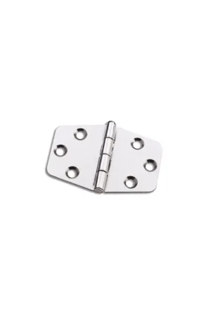 Sconto Cerniera inox AISI 316 65x45 mm - mod. dritto, spessore 2 mm