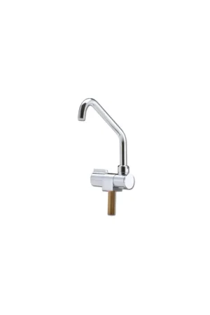 Rubinetto acqua fredda canna alta TREM Aqua ottone cromato Subito Disponibile