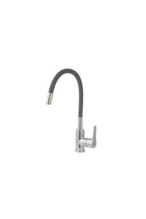 Compra Adesso Miscelatore canna flessibile silicone TREM Aqua - grigio lavello cucina