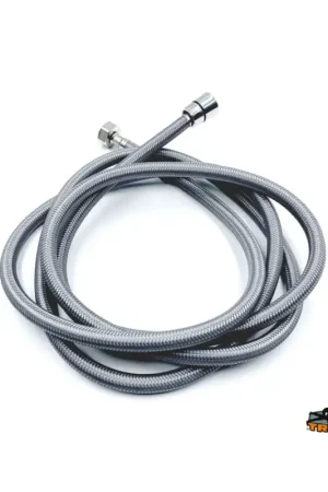 Tubo Doccia Retinato Grigio Nylon TREM Aqua 1/2" F - 1/2" F Ultime Pezzi