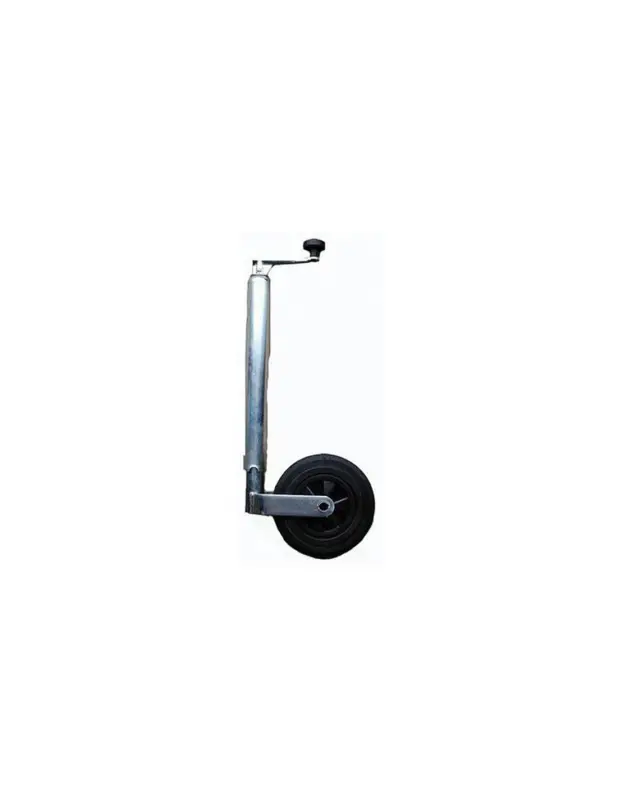 Più Venduto Ruotino d'appoggio TR.EM. tubo Ø48 mm ruota Ø200x50 plastica rigida