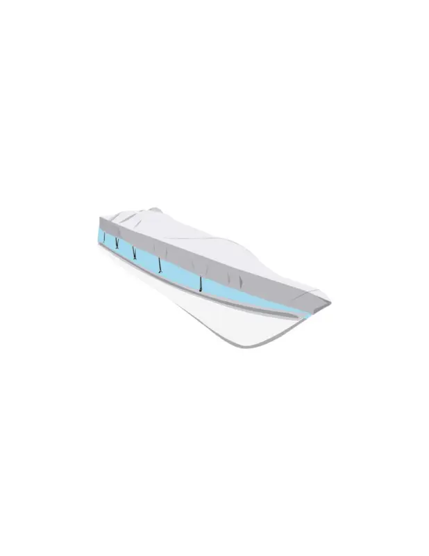 Economico Telo copri barca TREM Double poliestere 600D waterproof