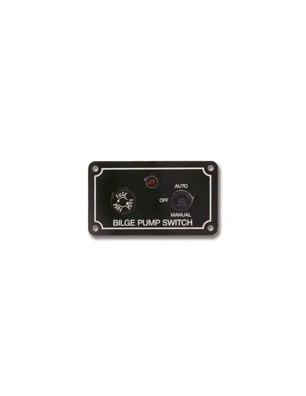 Direttamente Dal Produttore Pannello Comando Pompa Sentina 12V con Fusibile TREM 88x50mm