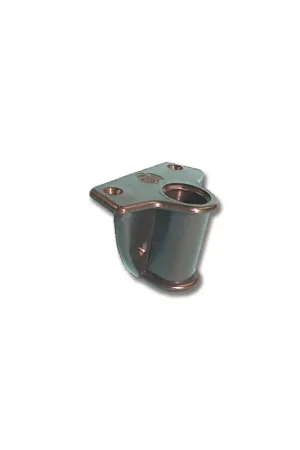 Portascalmo Delrin nero montaggio a parete foro Ø18 mm 60x40 Ultimissimo Modello