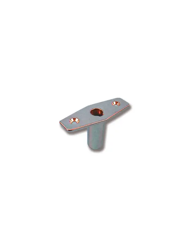 Direttamente Dal Produttore Portascalmo in ottone foro cieco montaggio orizzontale Ø12 mm 80x31