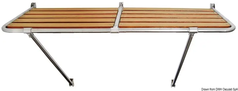 Plancetta di poppa 130 x 55 cm Pagamento Sicuro