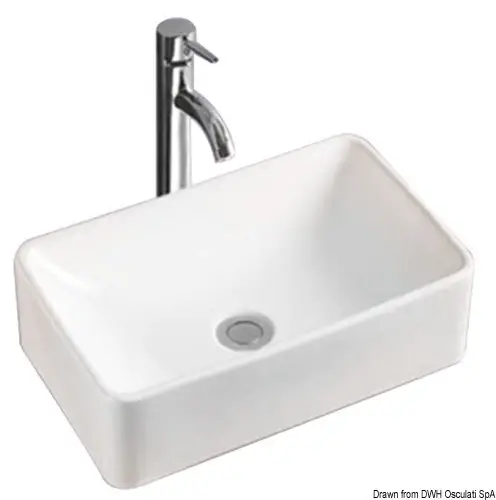 Ultima Occasione Lavello in ceramica bianca 350 x 300 mm