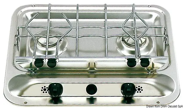 Novità Piano cottura inox 2 fuochi