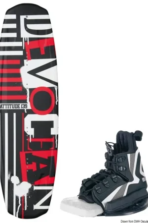 Wakeboard Devocean Attitude con attacchi Offerta Lampo