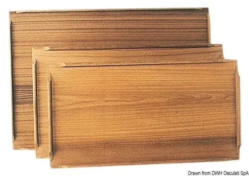 Popolare Piano in teak 40x70 cm