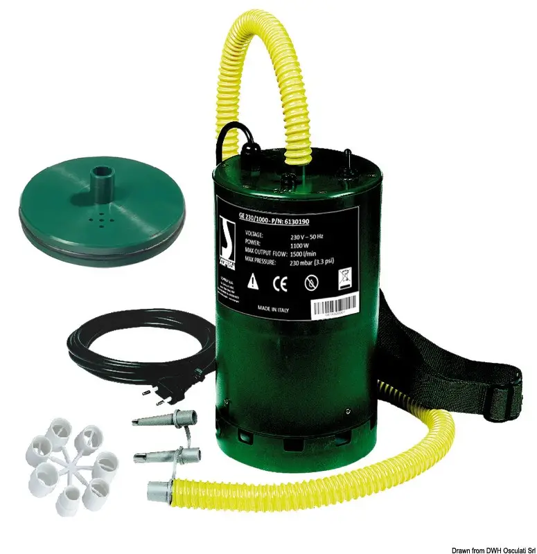 Consegna Rapida Gonfiatore elettrico Bravo 230/1000