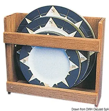 Prezzo Basso Porta 12 piatti teak
