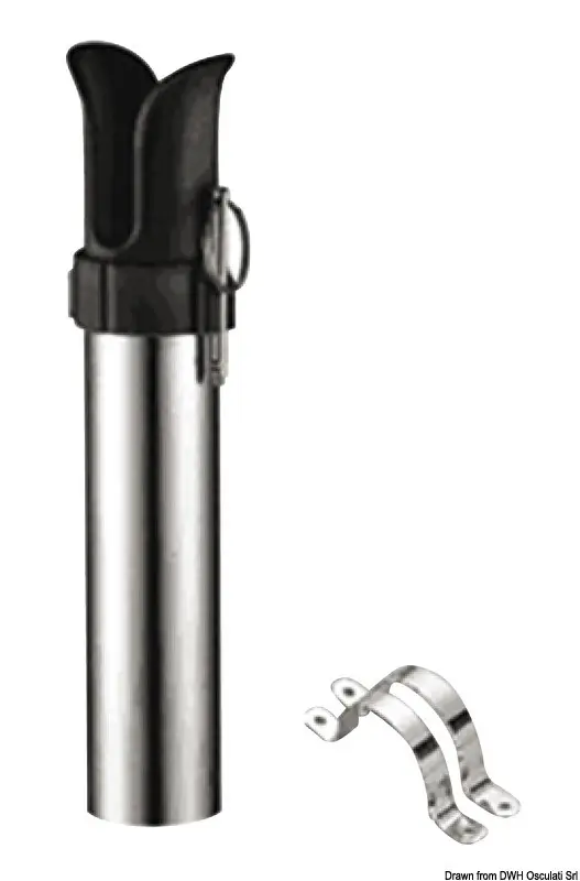 Ultime Pezzi Portacanna a parete acciaio inox 1 posto
