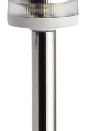 Asta luminosa 360° a Led Evolved bianca abbattibil Must-Have