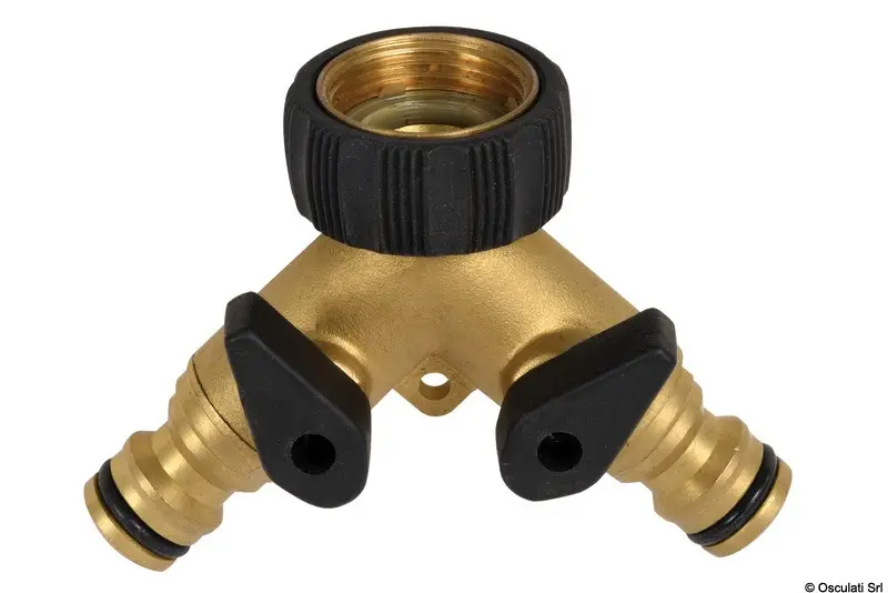 Valvola a 2 vie in ottone Nuova Collezione